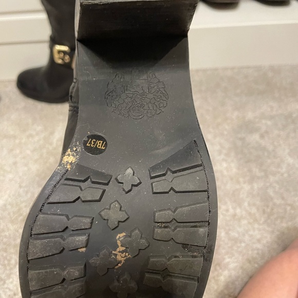 Vince Camuto Bocca leather riding knee boots black 7 - Picture 3 of 5